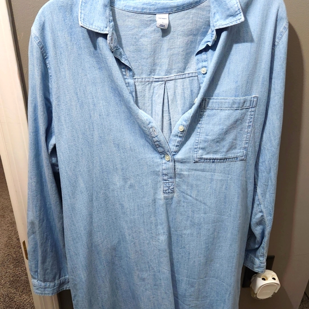Denim Shirt Dress